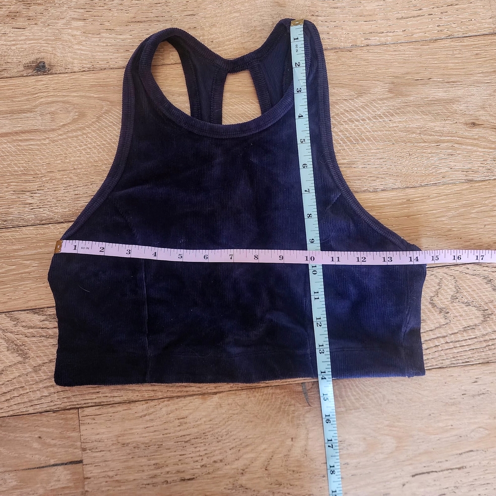 Aerie Chill Play Move Ribbed Leggings Matching Sports Bra Coordinated Set - Picture 4 of 7